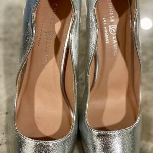 Chinese Laundry Silver Pumps